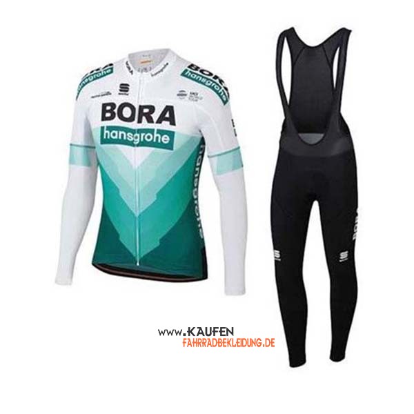 Bora-hansgrone Langarmtrikot 2020 und Lange Tragerhose Grun Wei